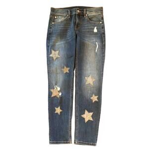 Anthropologie Level 99 Sienna Tomboy Jeans St. Joe Stars Boyfriend Cropped